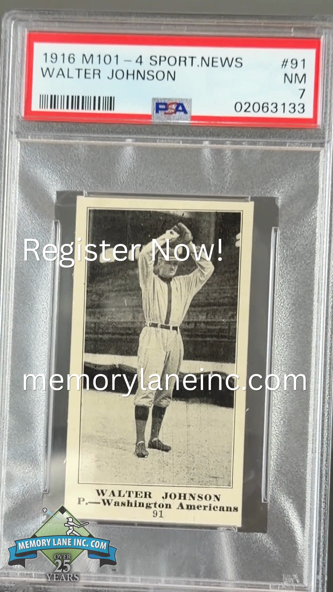 One of the most prestigious members of the 1916 M101-4 Sporting