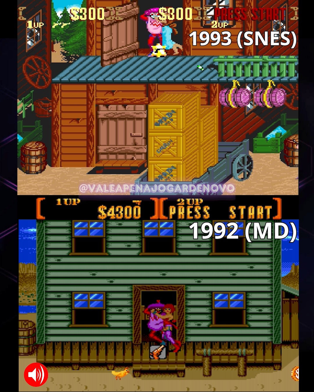 Sunset Riders (Mega Drive, Konami 1992)🎮 Sunset Riders (Super Nintendo ...