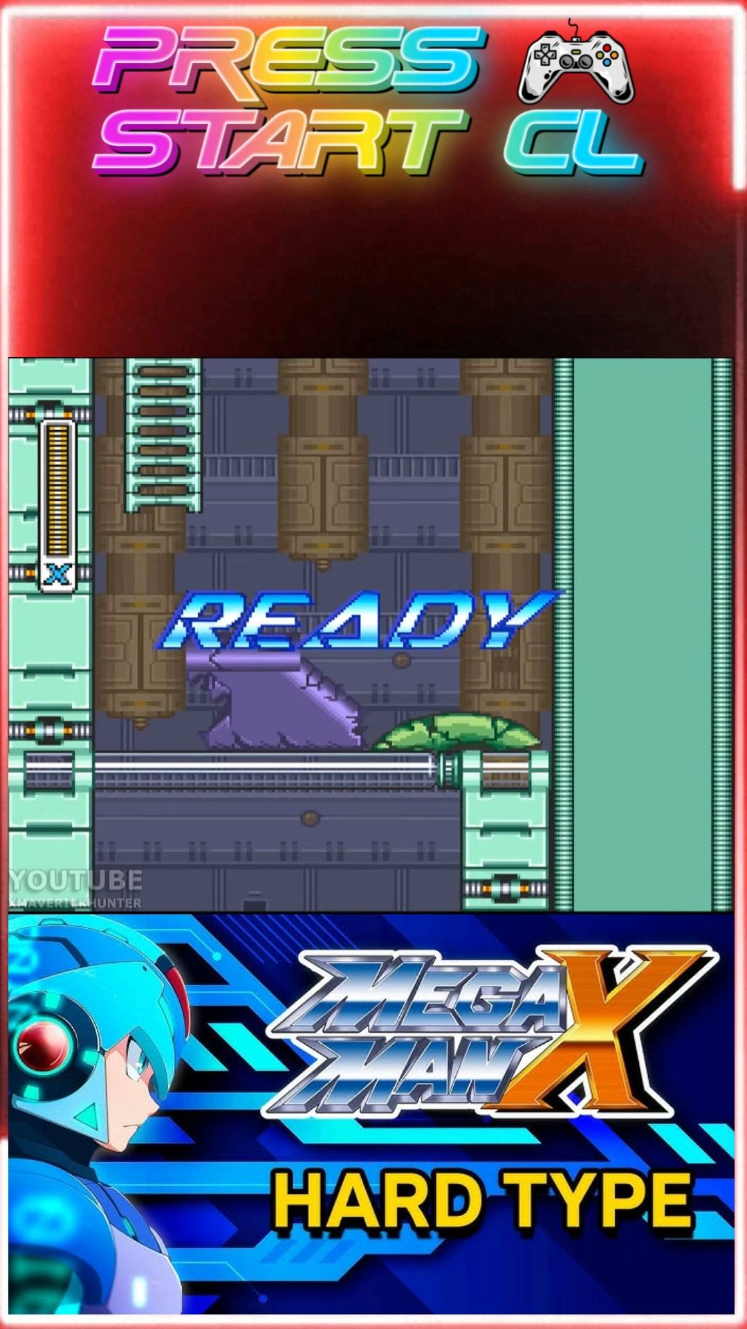 Mega Man X: Hard Type | Hackrom All credits to XMaverickHunter