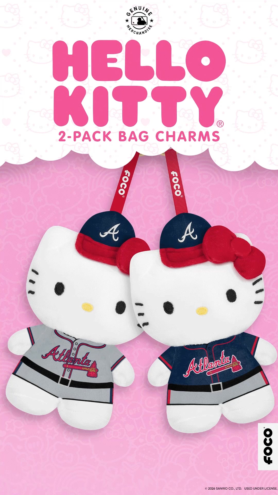 Calling all Hello Kitty fans and MLB lovers. The 2-Pack Mini Plush