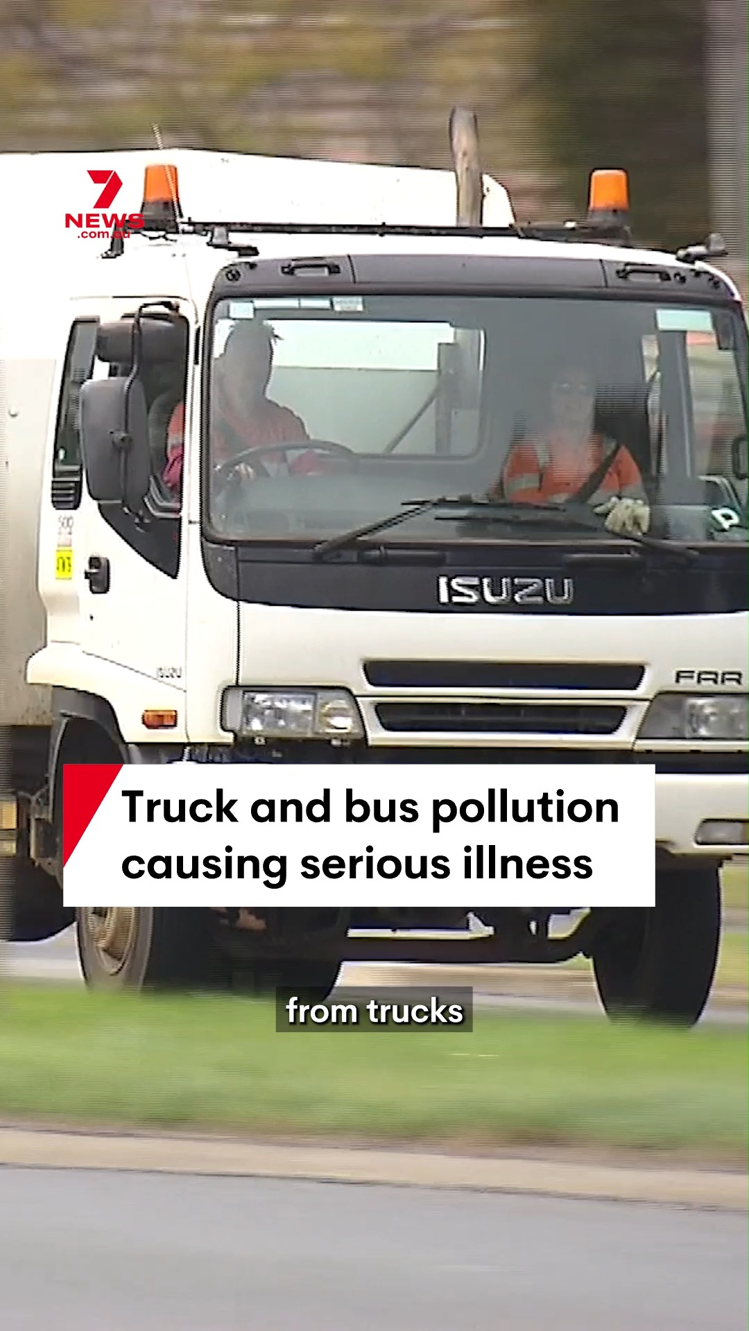 7NEWS Sydney - Dangerous emissions from trucks and buses... | Facebook
