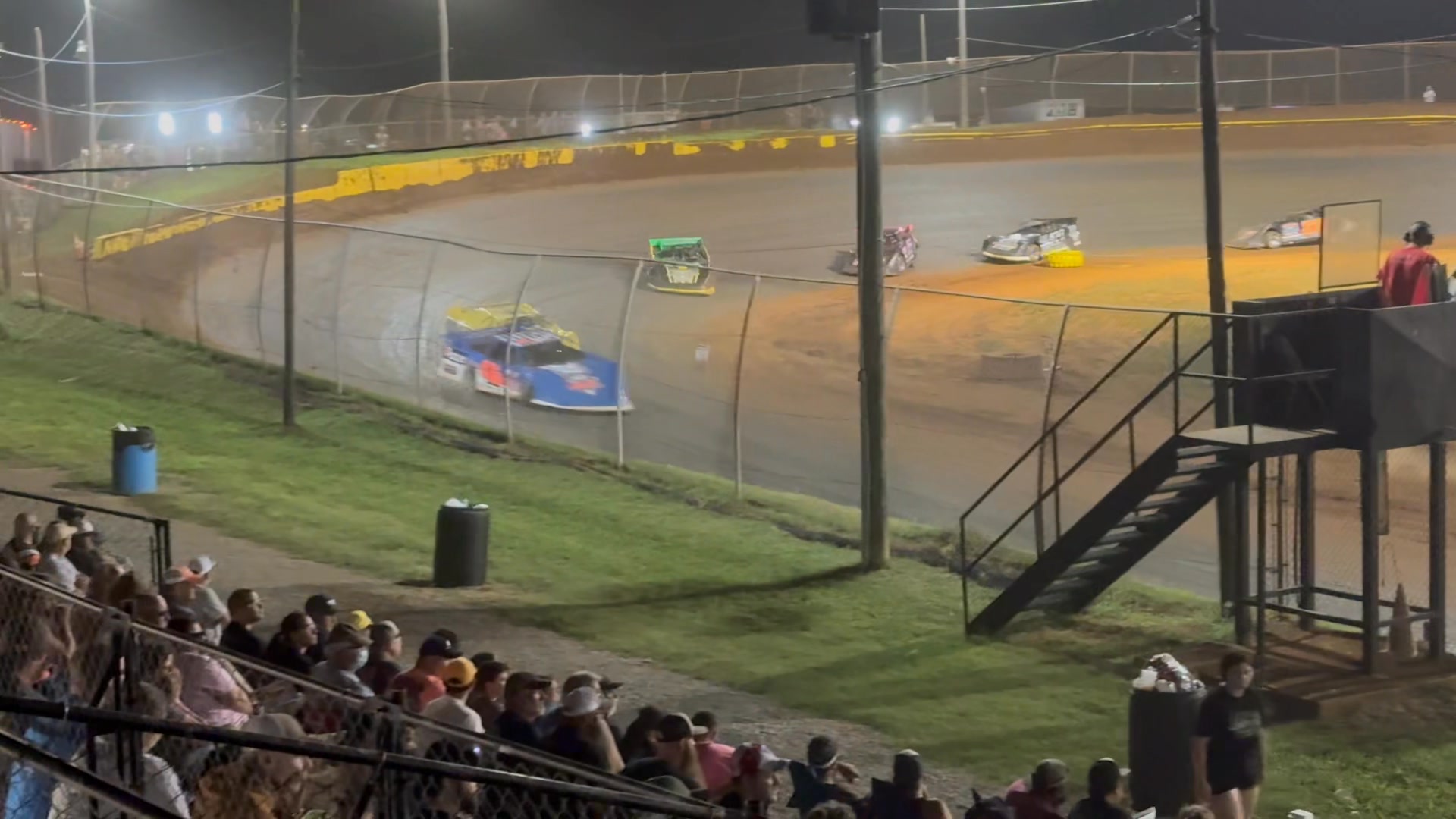 Lots of action and great field of cars in the 602 Late Model feature ...
