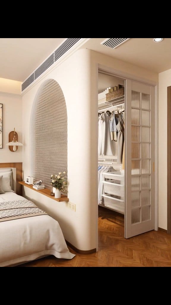 How to Perfectly Utilize Window Area ⤴️ • • #bedroommakeover #SpaceSaving