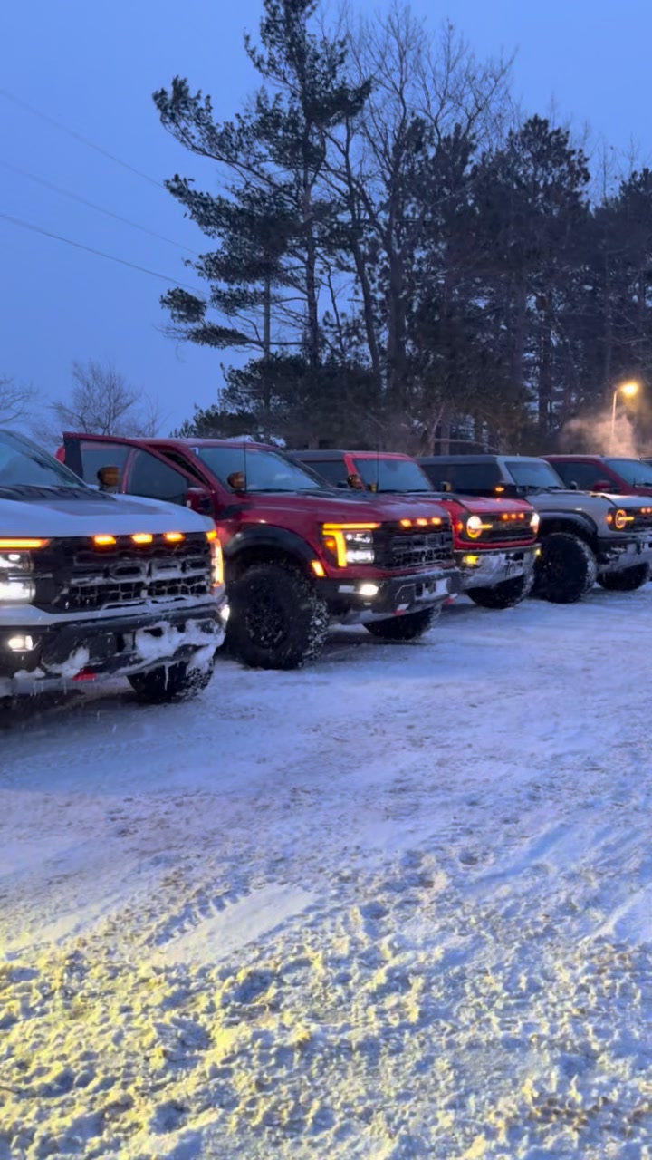 Raptor snow ball 2026 in the UP of Michigan #raptor #bronco #braptor # ...