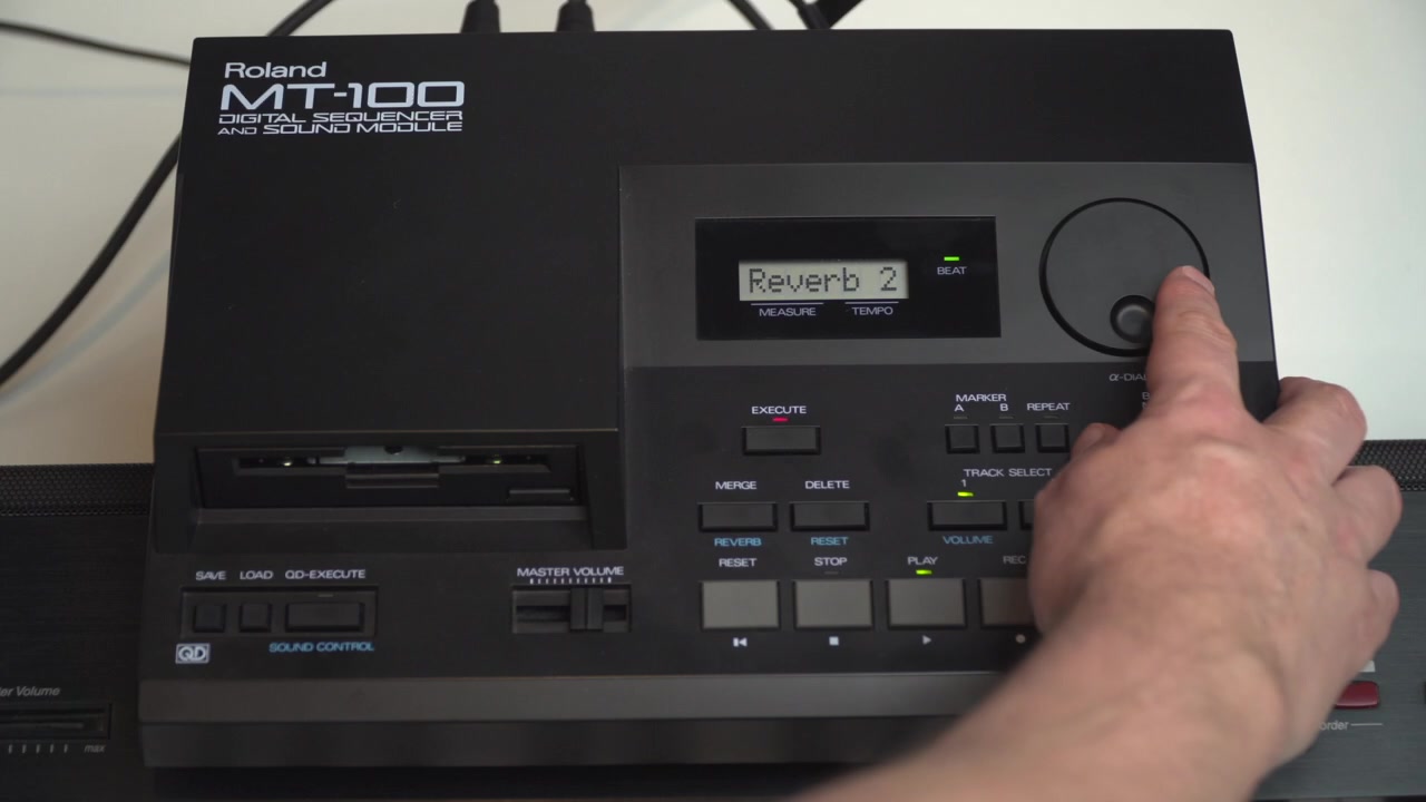 Roland MT-32 sound module and MT-100 digital sequencer