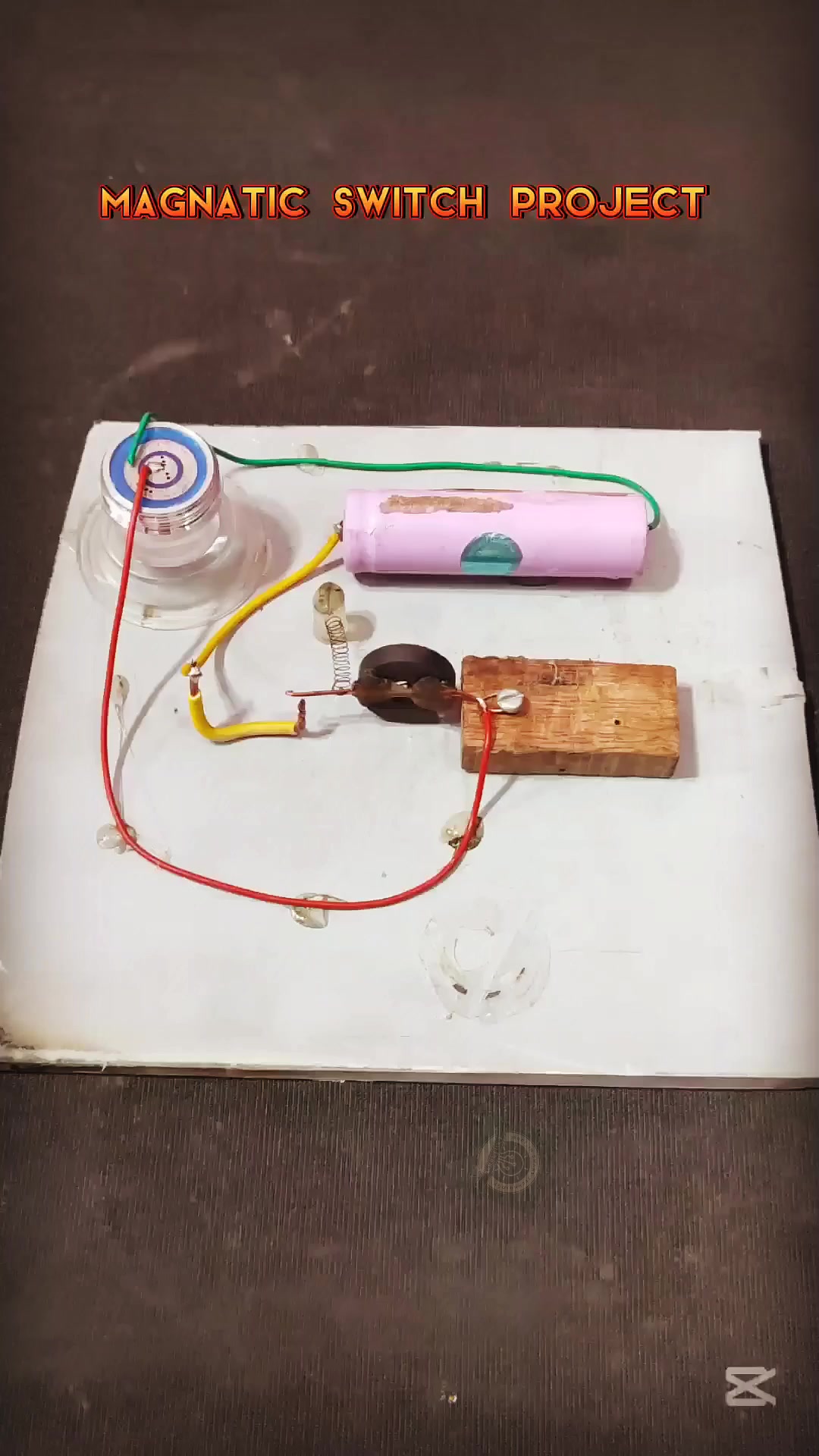 Magnetic Switch Project 😱 #project___fb #education___electronics # ...