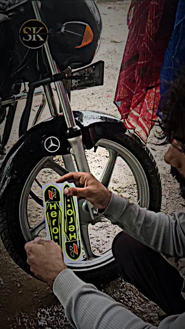 on top new trending hero sticker splendor bike shoker modified #sk# ...
