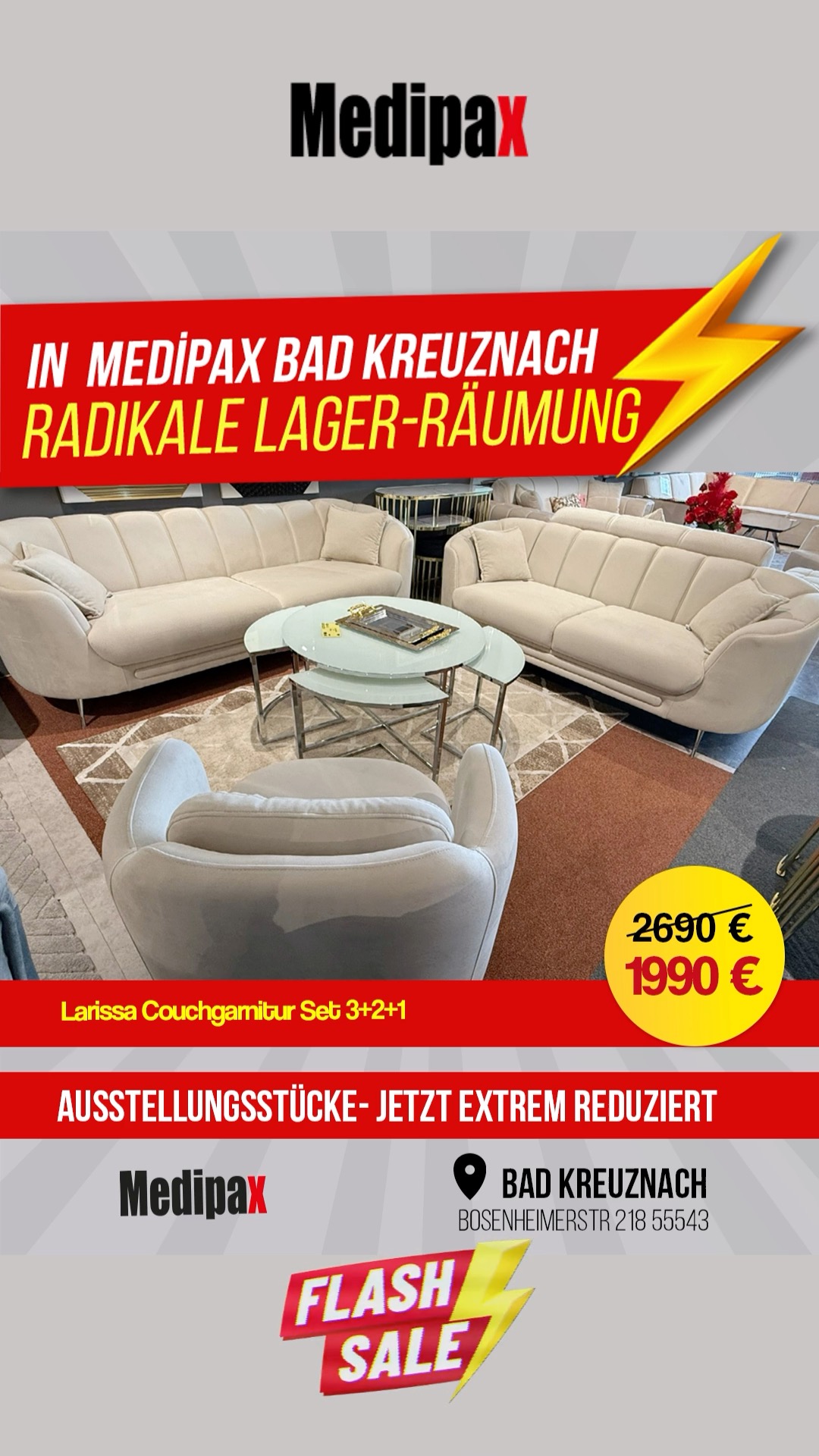 Medipax-Bad Kreuznach, Adresse:, Bosenheimer Str. 218, D-55543 Bad Kreuznach, E-Mail:, Badkreuznach@medipax.de, Telefonnummer:, +49 15208831119, Öffnungszeiten:, 10:00 - 19:00 | Medipax