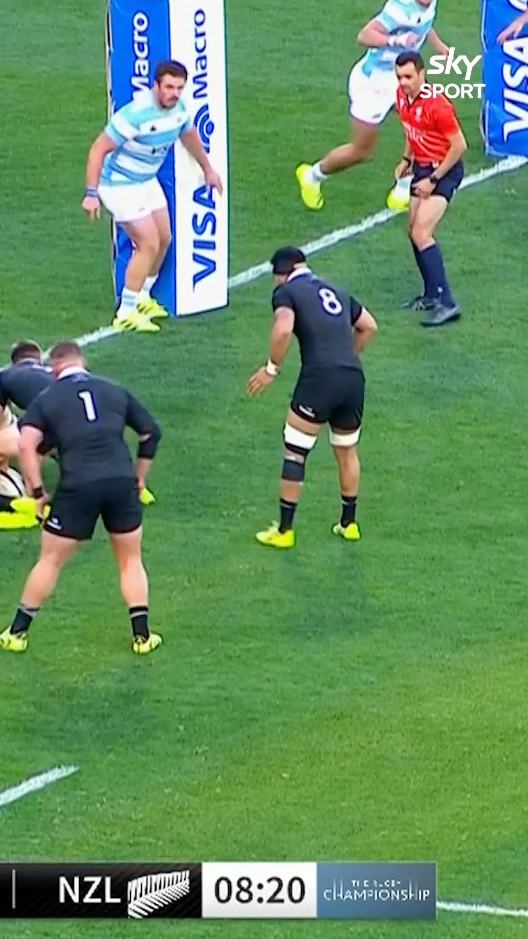 Sevu Reece with our first try of The Rugby Championship 👏 Watch live on ...
