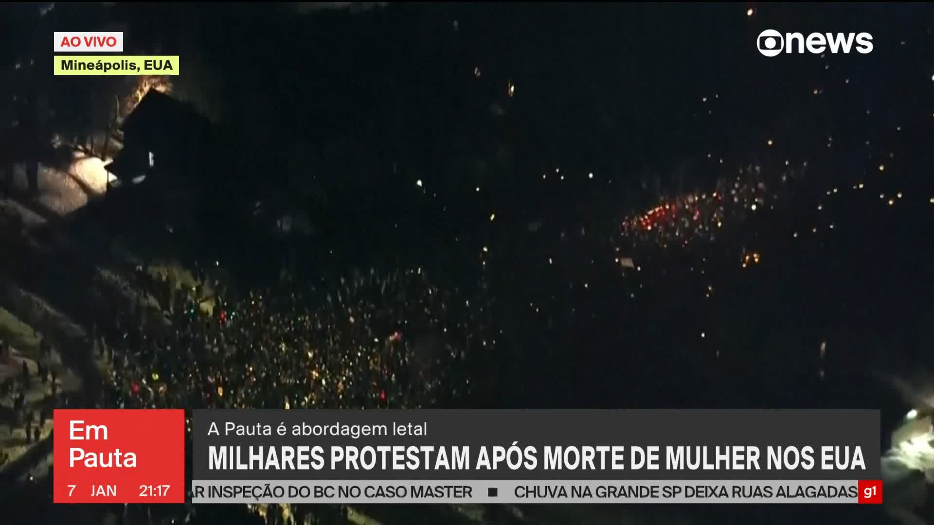 Milhares protestam em Mineápolis, nos EUA, após mulher ser morta por ...