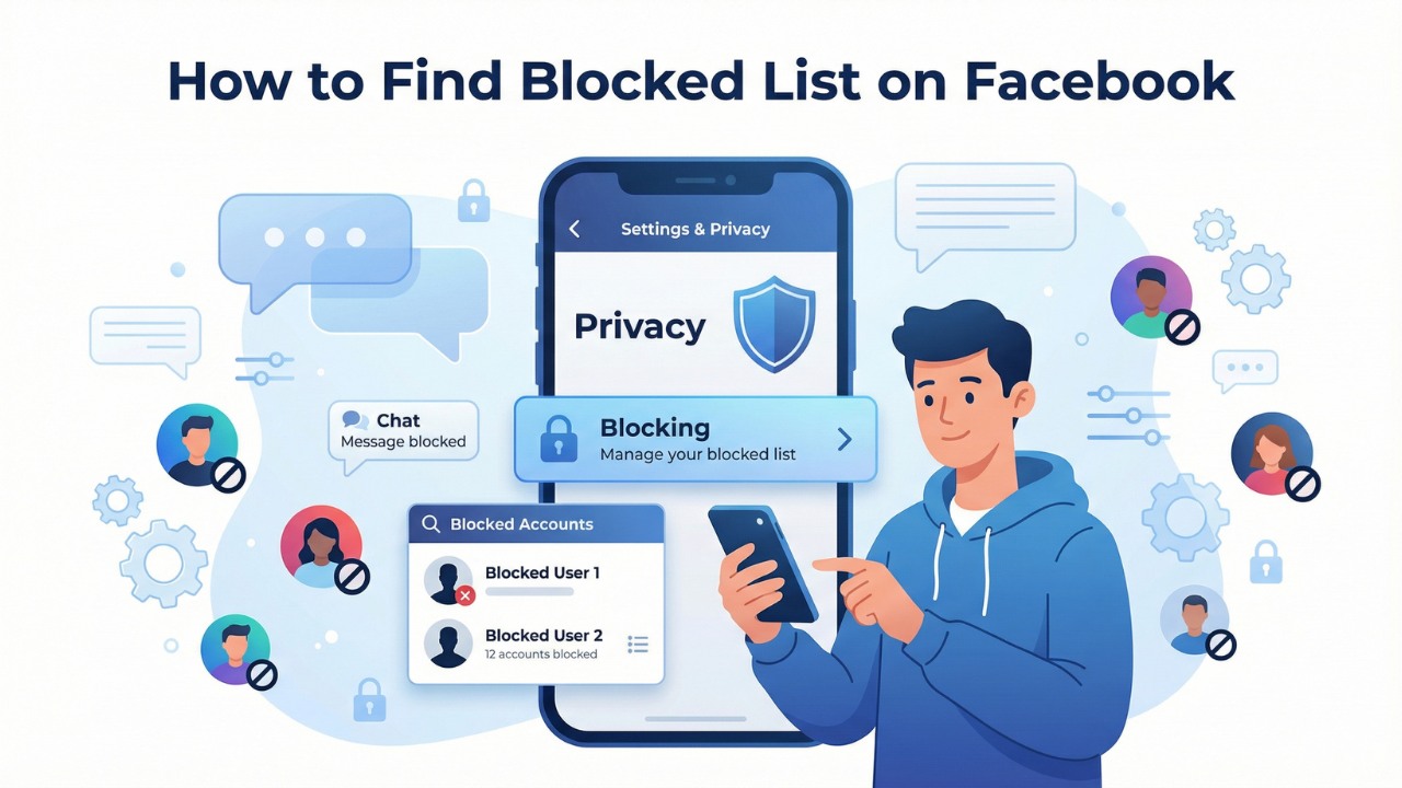 Blocked someone on Facebook but now can’t remember where your blocked ...