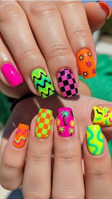 Neon is officially the color of the season. 🌈 We're seeing a huge