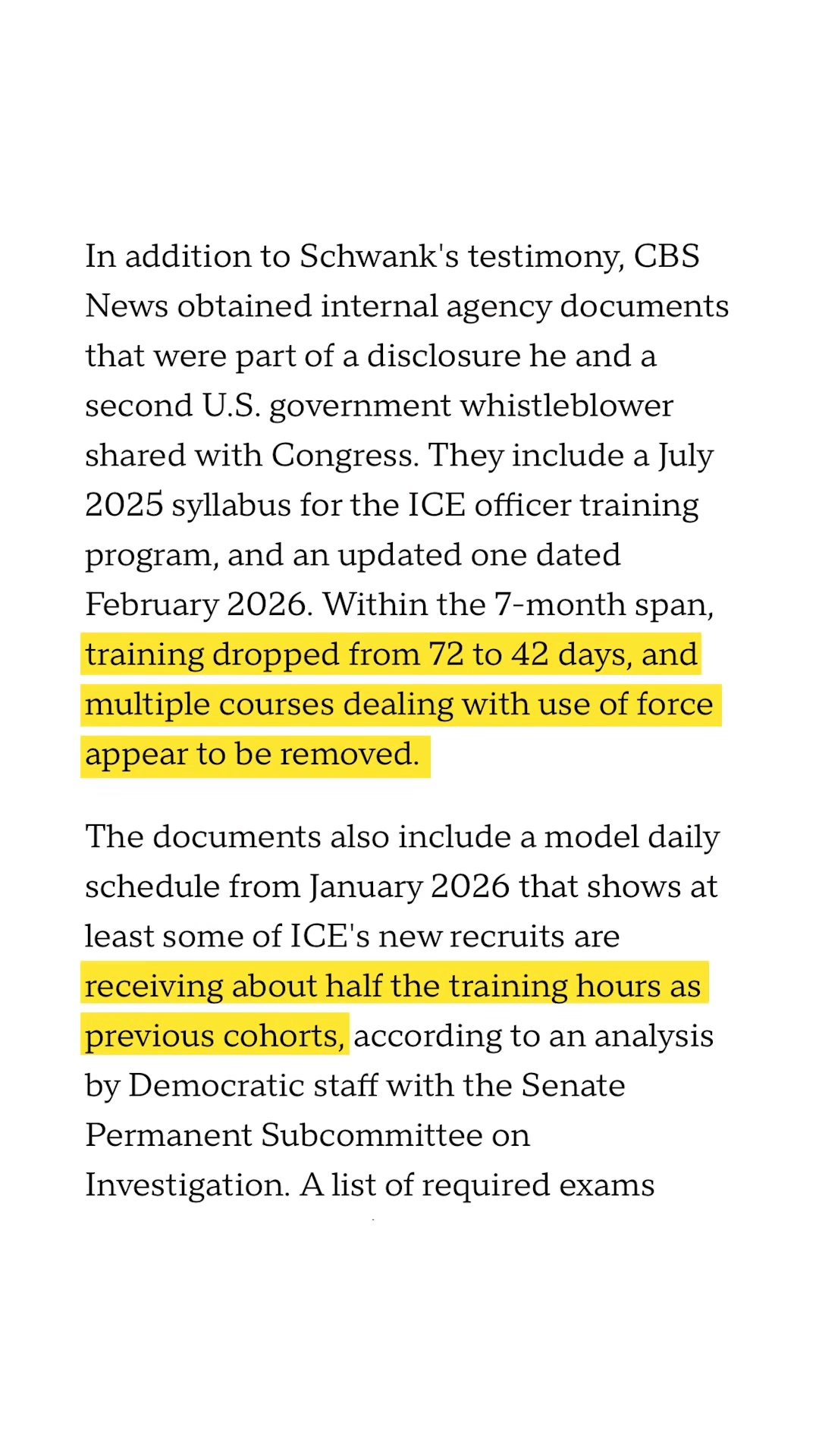A former U.S. Immigration and Customs Enforcement instructor ...