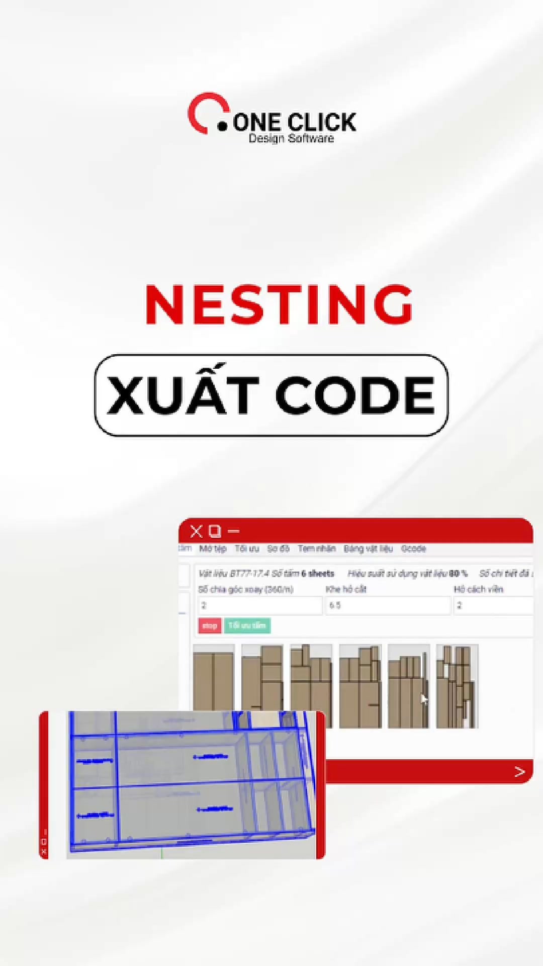 Nesting và xuất code với Oneclick #oneclickcabinet #plugins #sketchup # ...