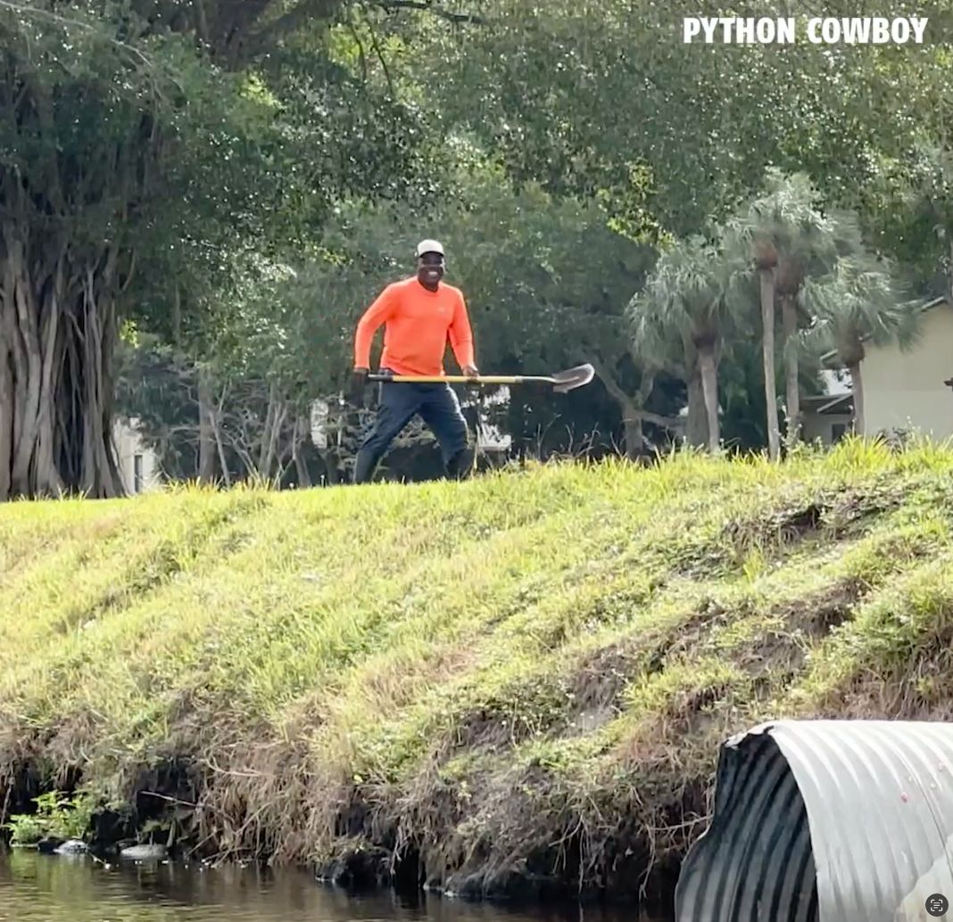 My Python Hunting Dog Was Almost Taken Out By This Giant Python | My ...