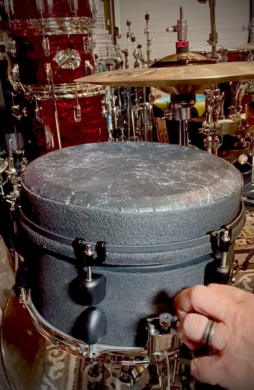 Remo Layne Redmond Riq 9.25 frame drum with brass jingles
