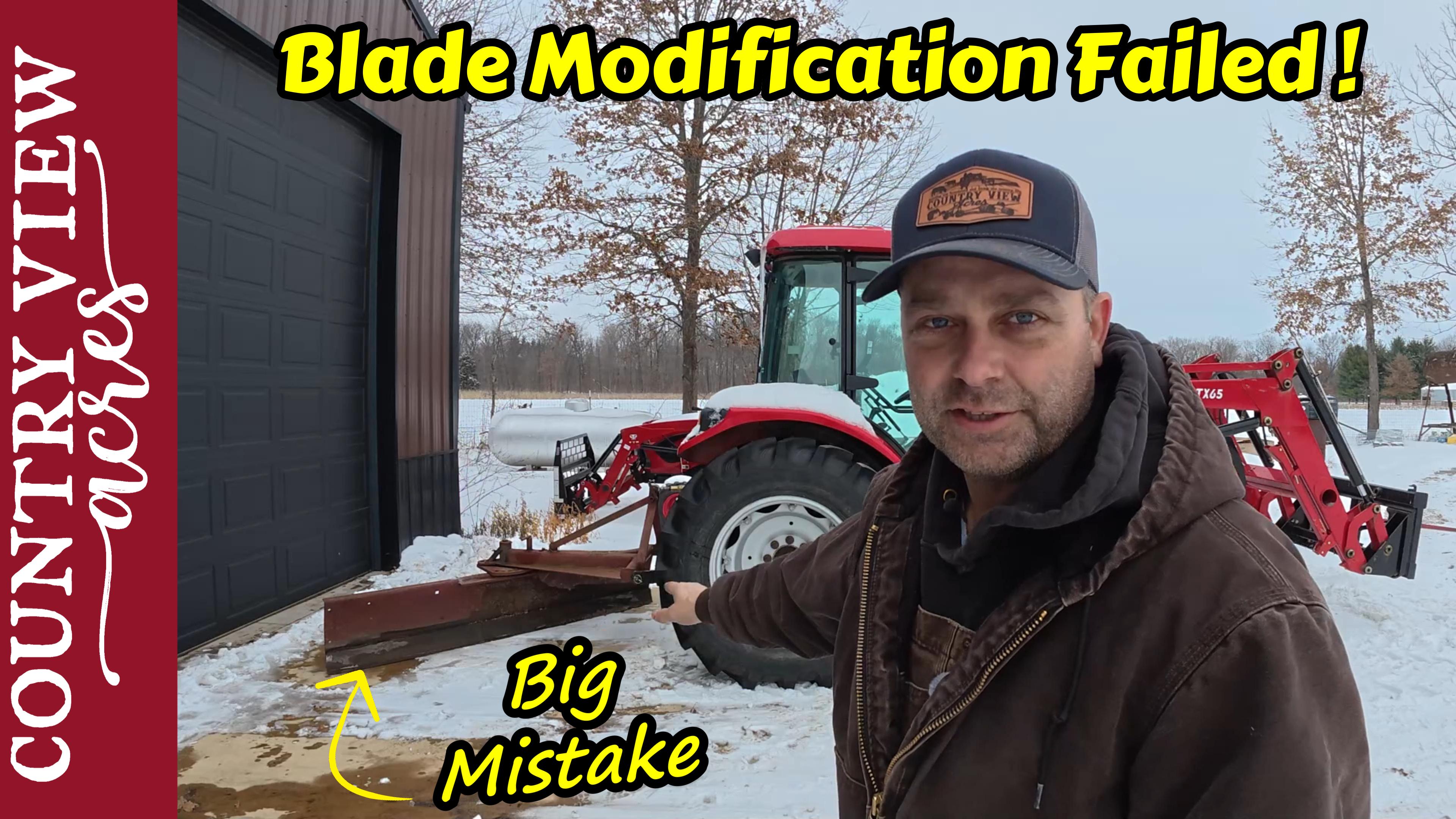Grader Blade Modification Failed 😲 I Screwed Up Buy T-Shirts and ...