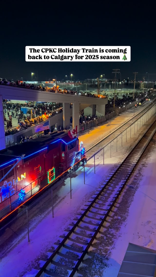 The CPKC Holiday train (Formerly known as the CP Holiday train ...