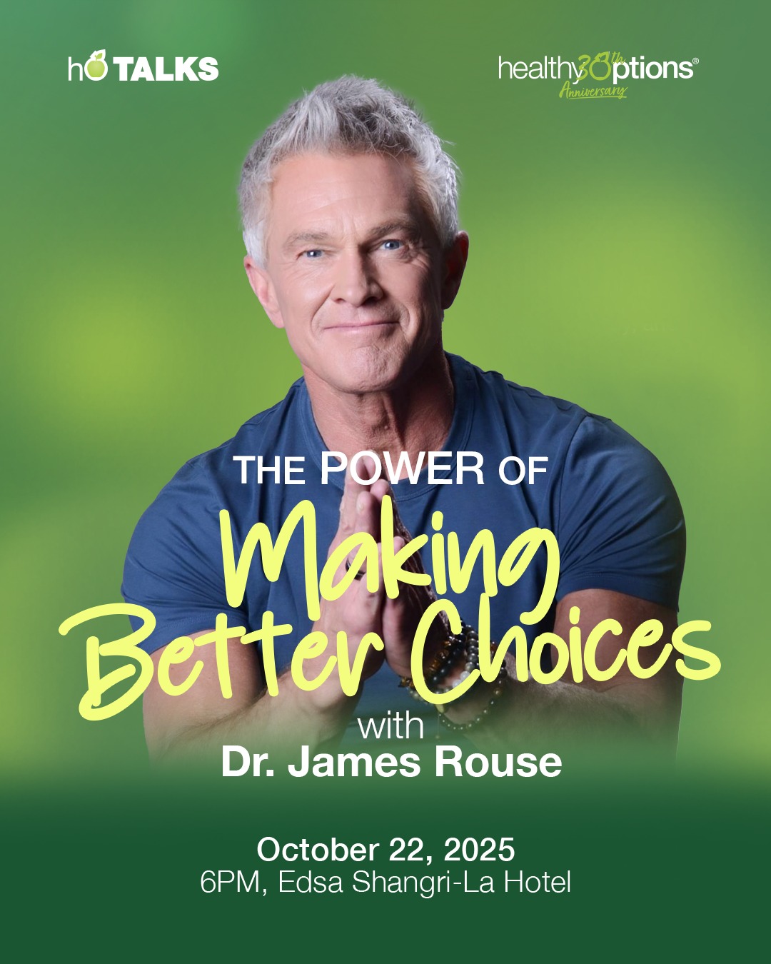 Stop chasing a long life, start building a vibrant one. Dr. James Rouse ...