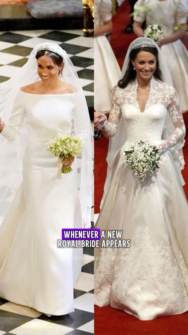 kate and meghan bridesmaid dresses The royal dress saga is back in the spotlight, this time, both Markle and Middleton are being painted in a different light (via The Nightly) Style:EP07886DN