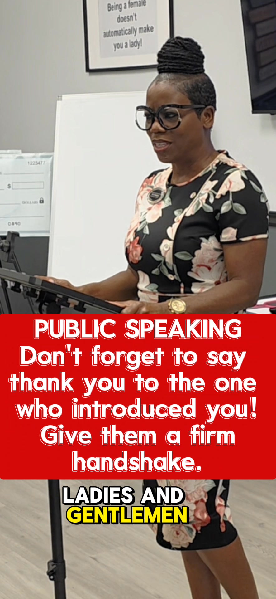 🌟 Public Speaking Etiquette 101 🌟 🎤 When given the opportunity to ...