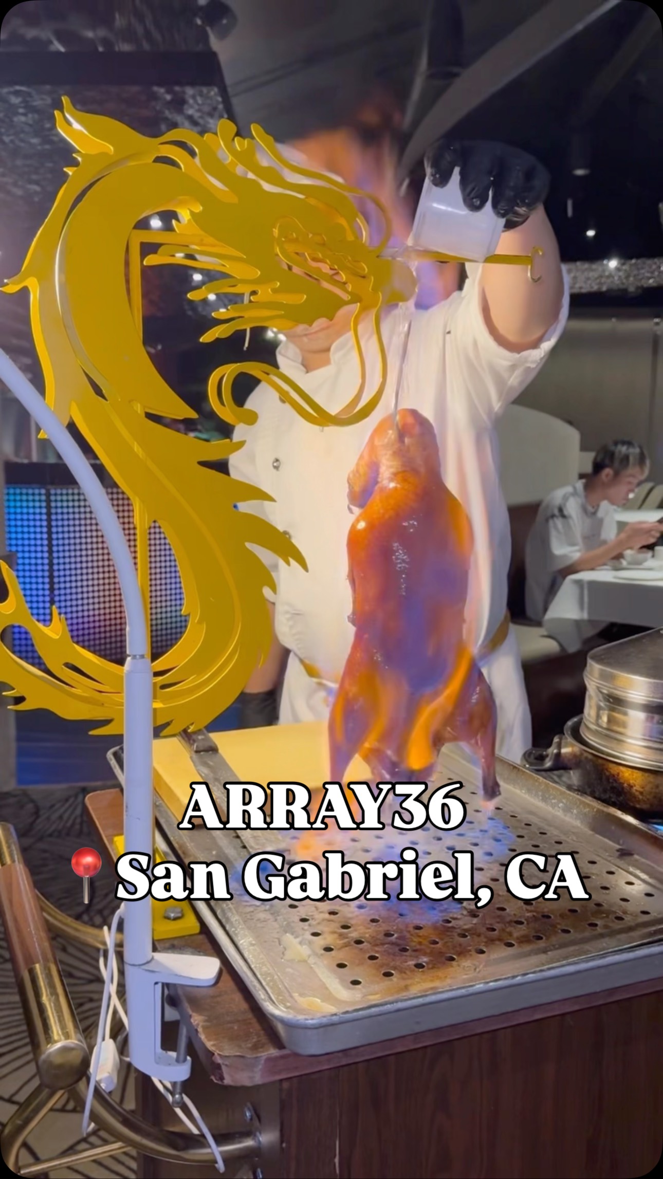 Come with me to try this extravagant roast duck and more at Array36, a ...