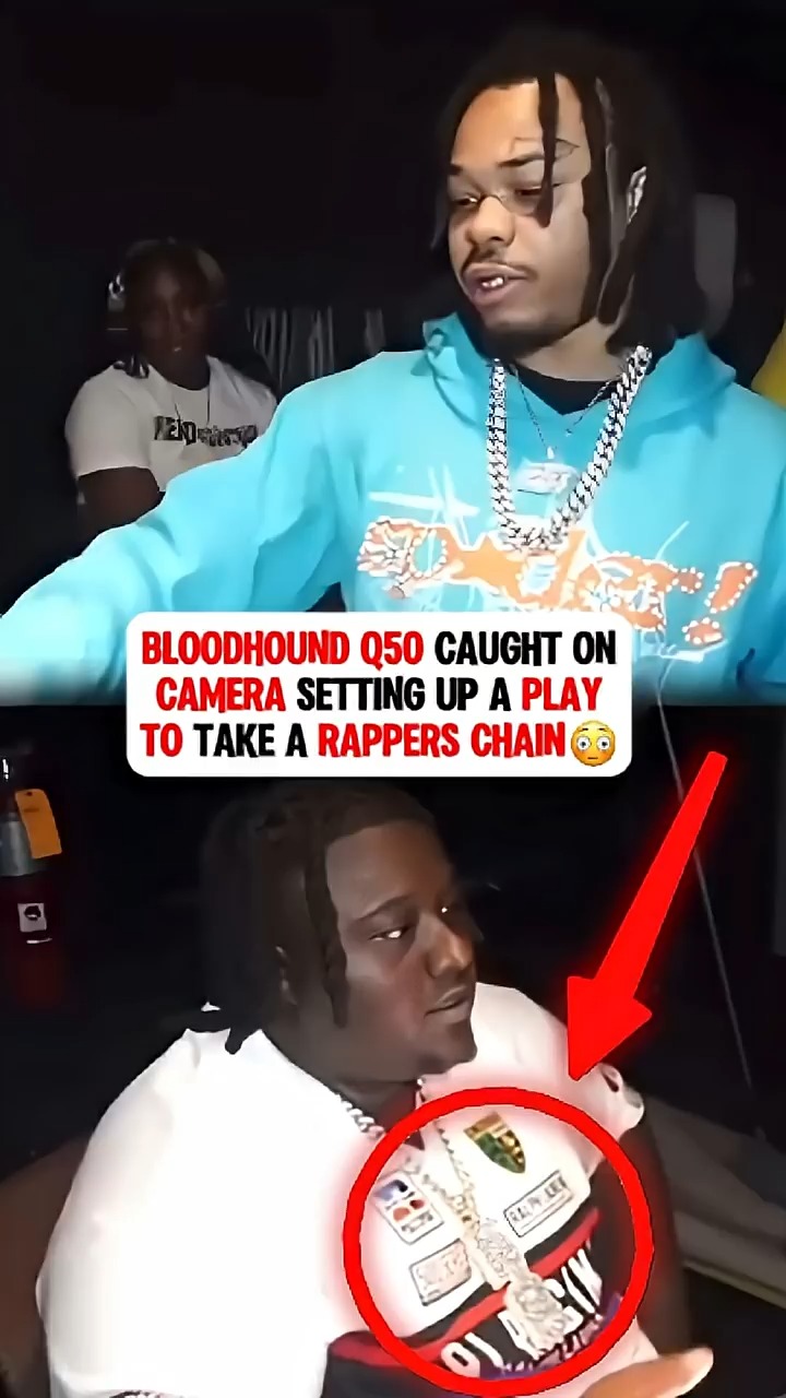 Bloodhounf Q50 Caught On Camera Setting Up A Play To Take Rappers Chain ...