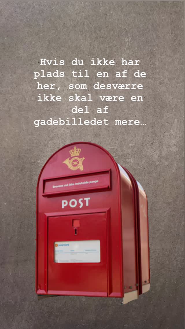 I dag bliver de ikoniske røde postkasser sat til salg, og måske det er ...