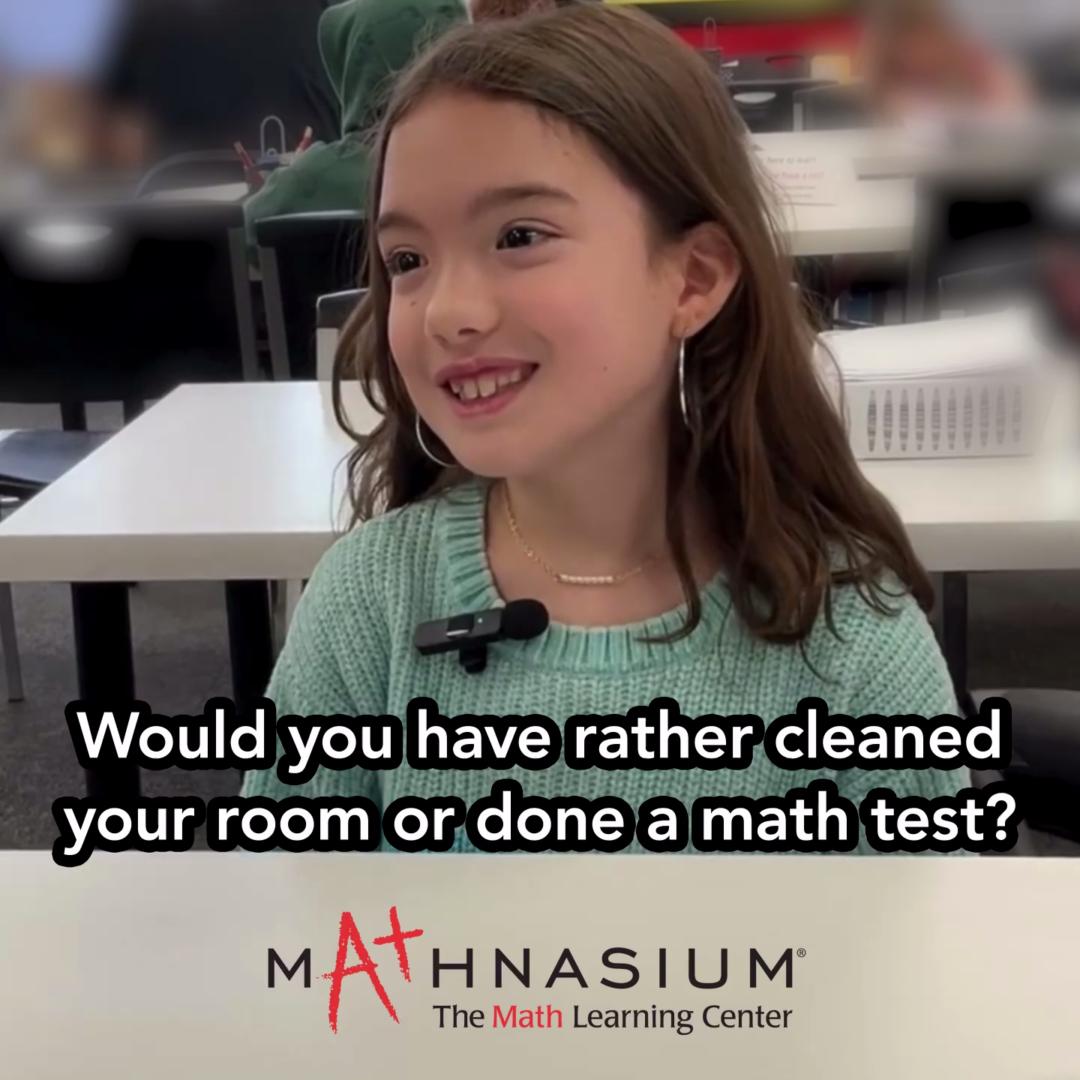 Before Mathnasium: “I’d rather clean my room than take a math test!” 😅 ...