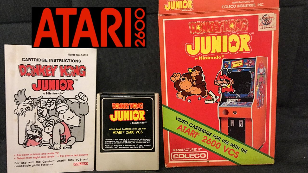 Let's play some Donkey Kong Jr. on the Atari 2600! Thoughts on