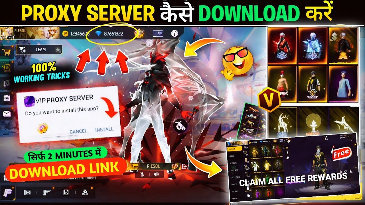 Free Fire Proxy Server Download Kaise Kare💯🤯🔥 ｜ How To Download Proxy ...