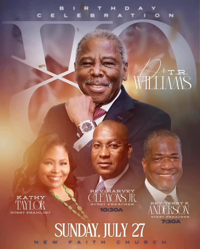 Help us celebrate Rev. Dr. T.R. Williams Senior for his 80th Birthday ...