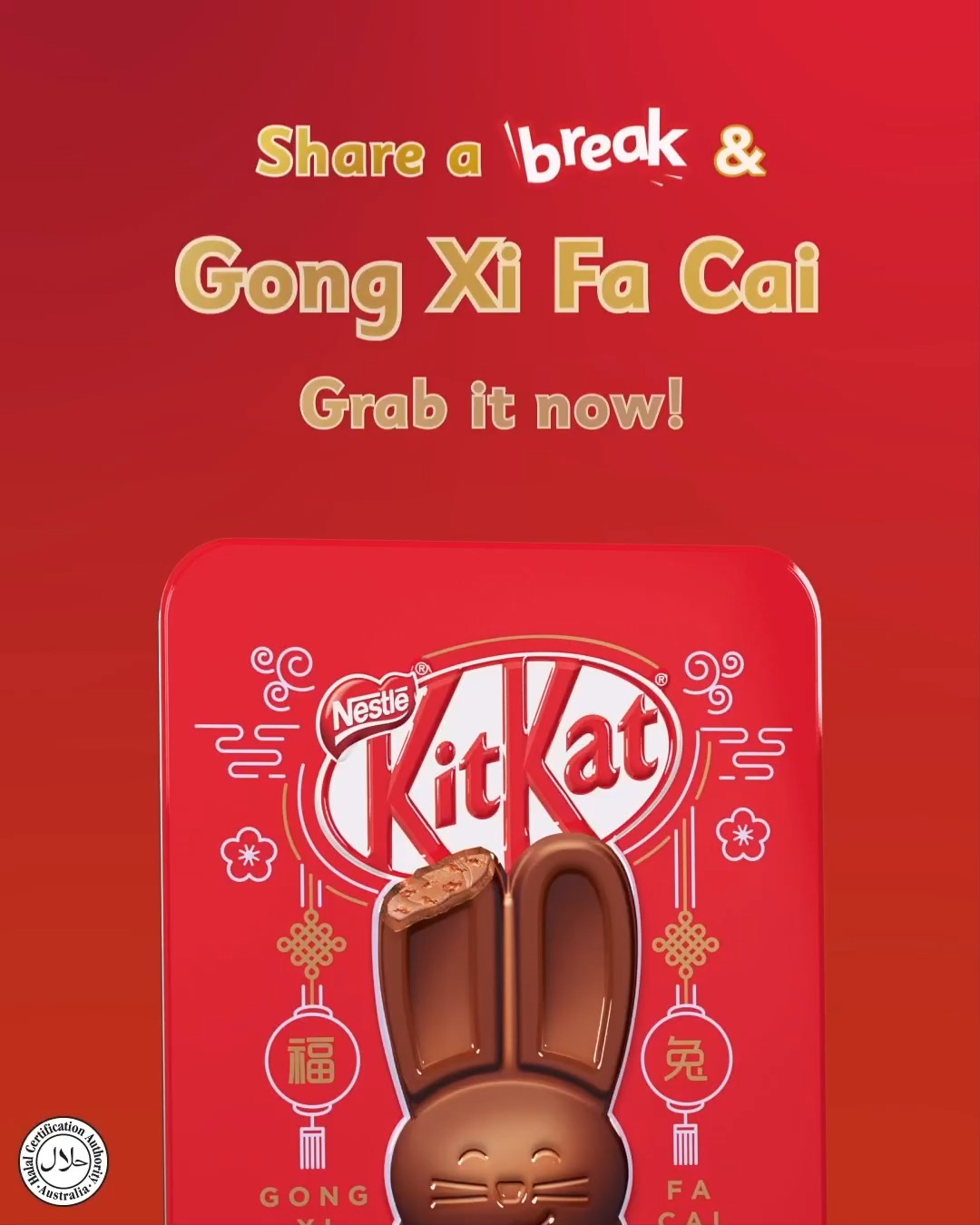 KitKat - Embrace the year of the rabbit with our limited...