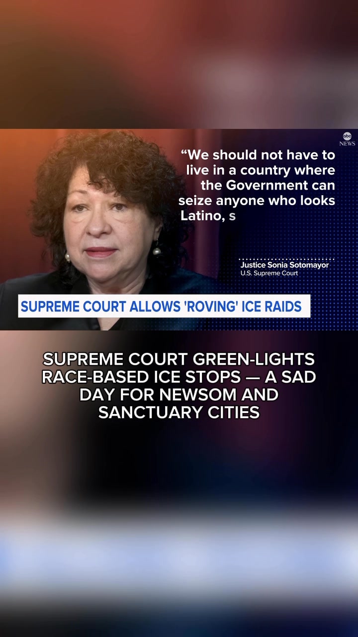 SUPREME COURT GREEN-LIGHTS RACE-BASED ICE STOPS — A SAD DAY FOR NEWSOM ...
