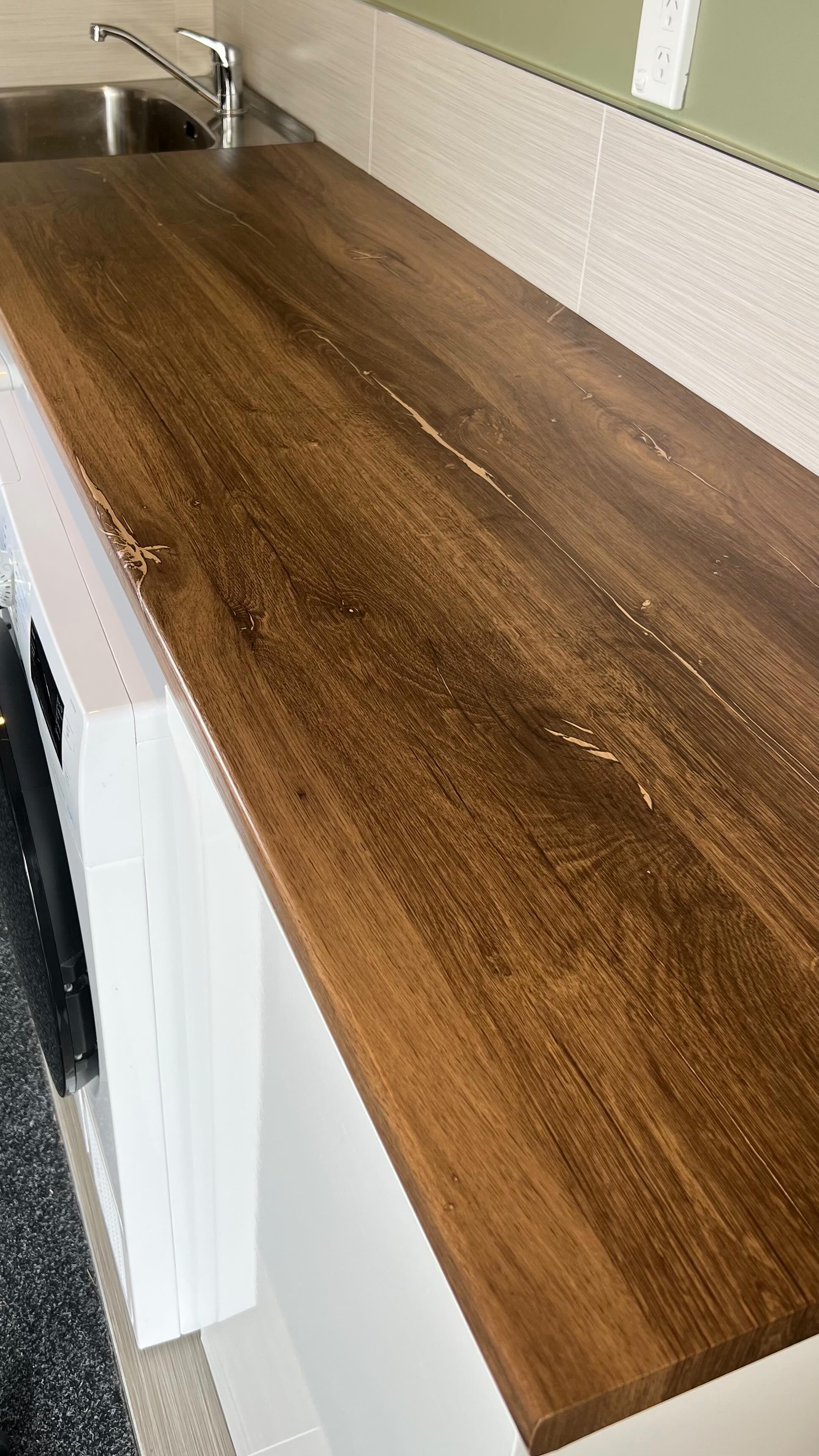 Covering a bench top is easy - if you know how. 📏This would is a ...