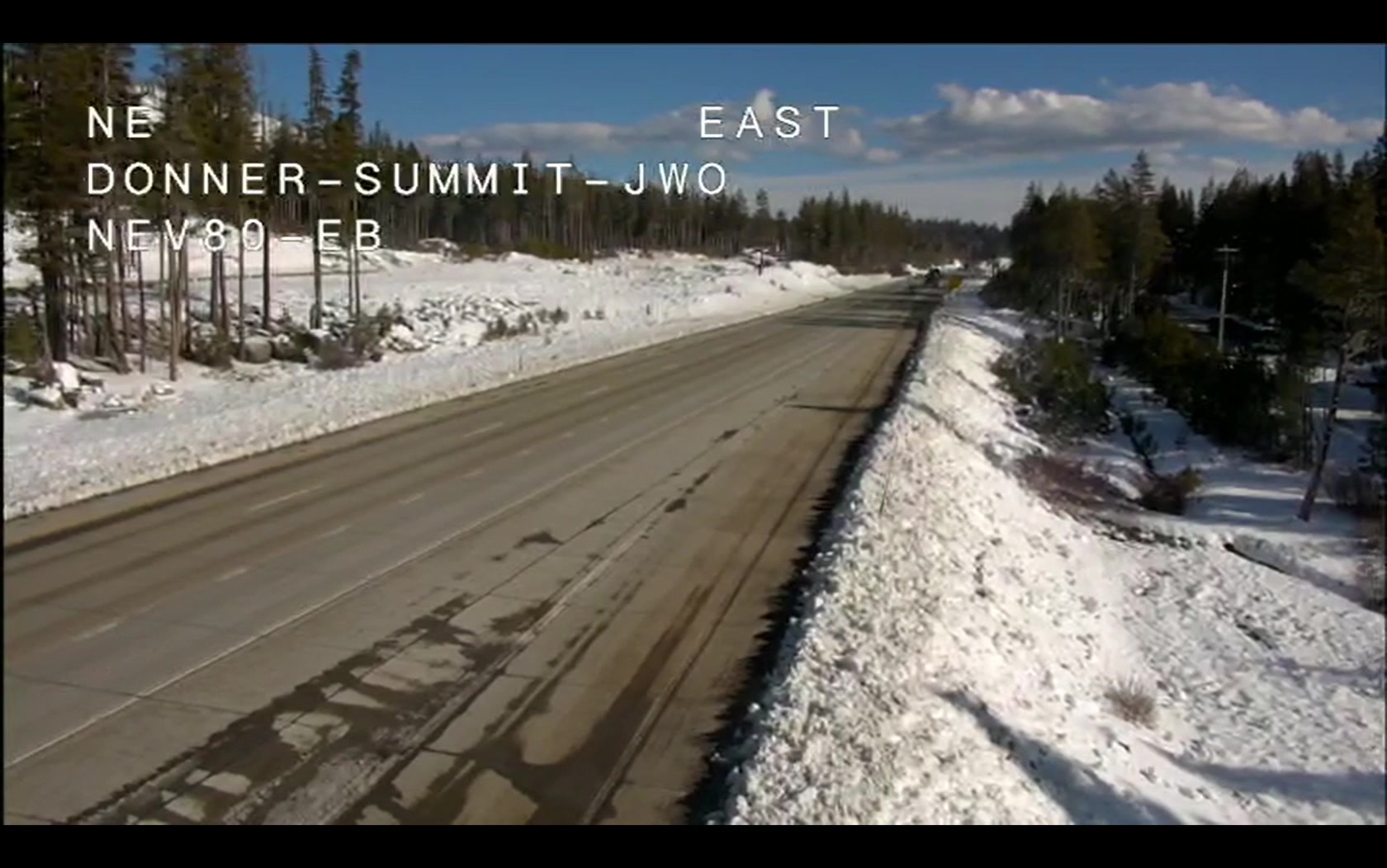 12/23/25 at 10:30 a.m. The sun may be out but the Donner Summit camera ...