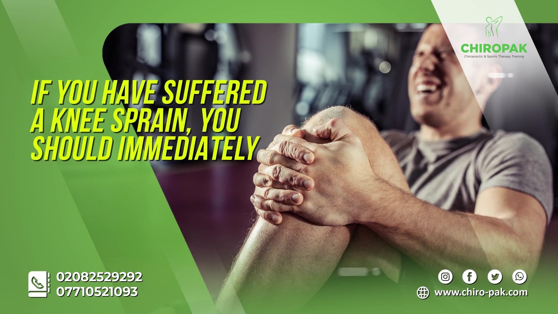 Sprained Knee Rehabilitation If you have suffered a knee sprain, you ...