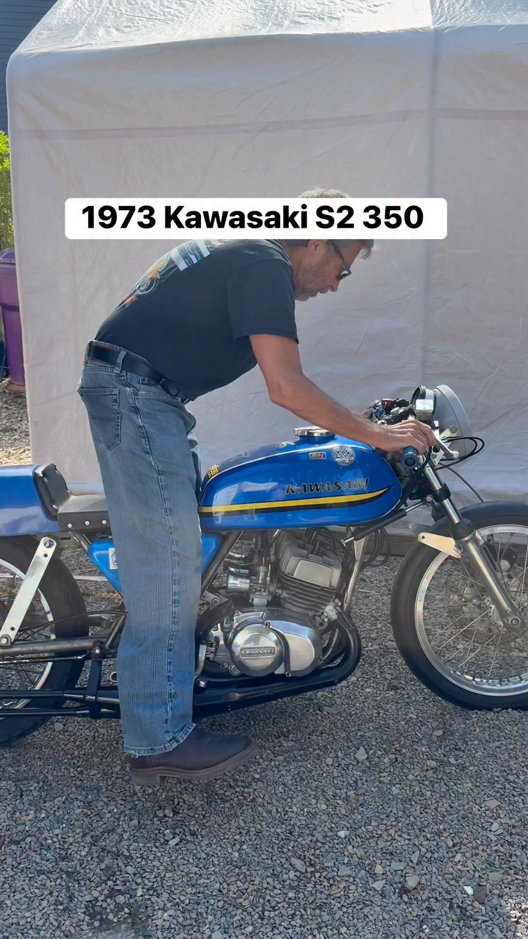 1974 KAWASAKI G3SS-D 90 2-STROKE RIPPER! GOING UP ON EBAY THIS