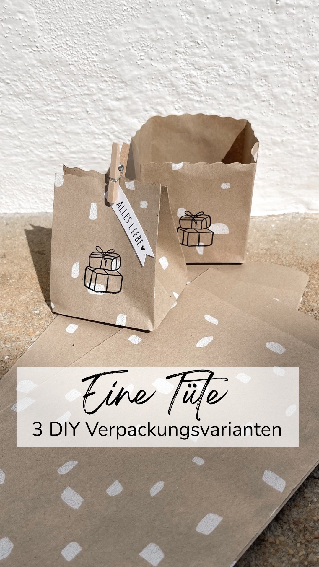1 TÜTE - 3 MÖGLICHKEITEN