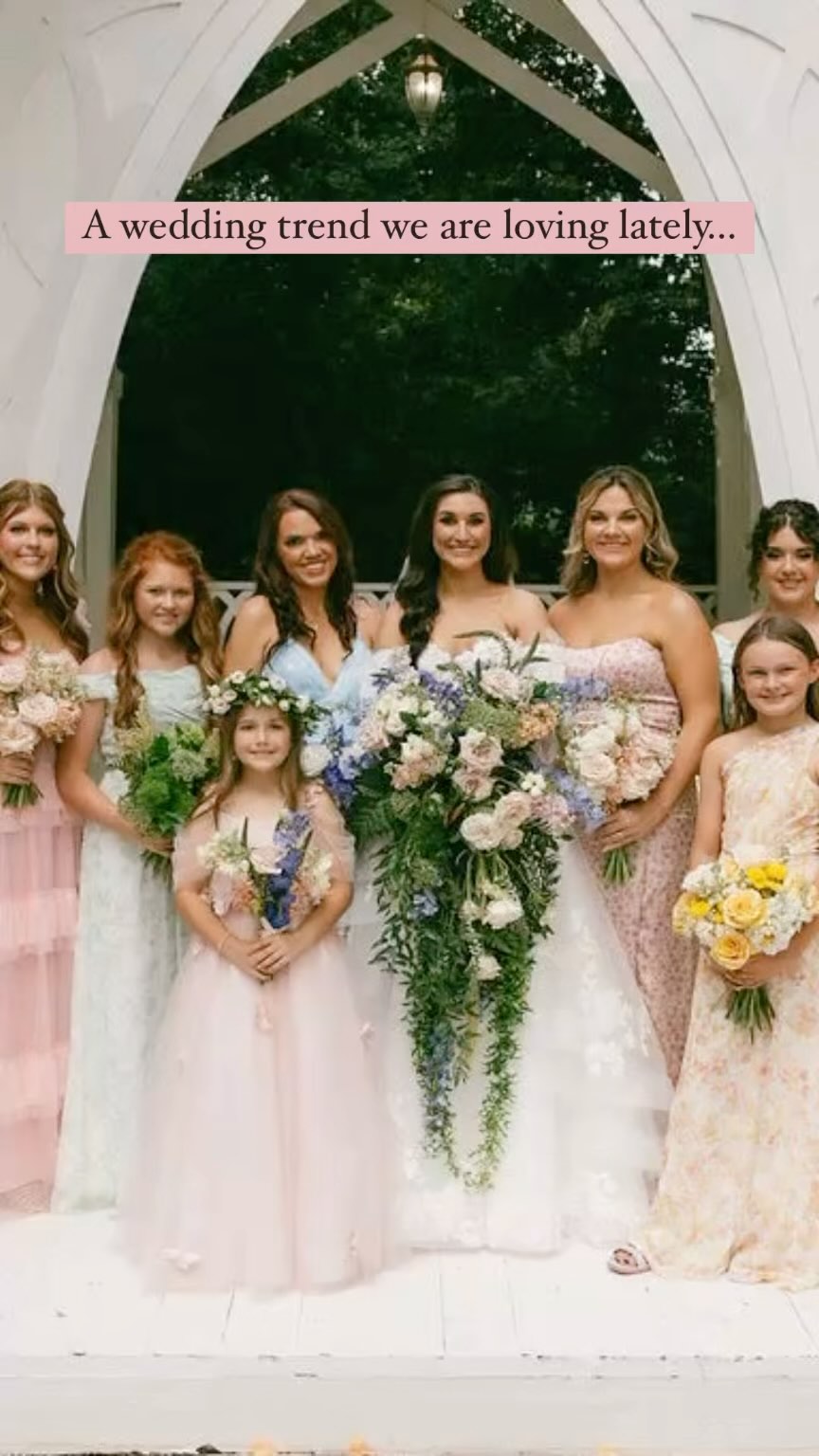 bridesmaid dresses georgia There’s something so effortlessly chic about a lineup of gowns in complementary tones, textures, and styles. ✨, Whether it’s soft pastels, moody hues, or a mix of metallics, mismatched are a Model Madeline x-mappingIndex:35302-65733 In Dot Water Satin COLOR:WAVE georgia fowler wedding