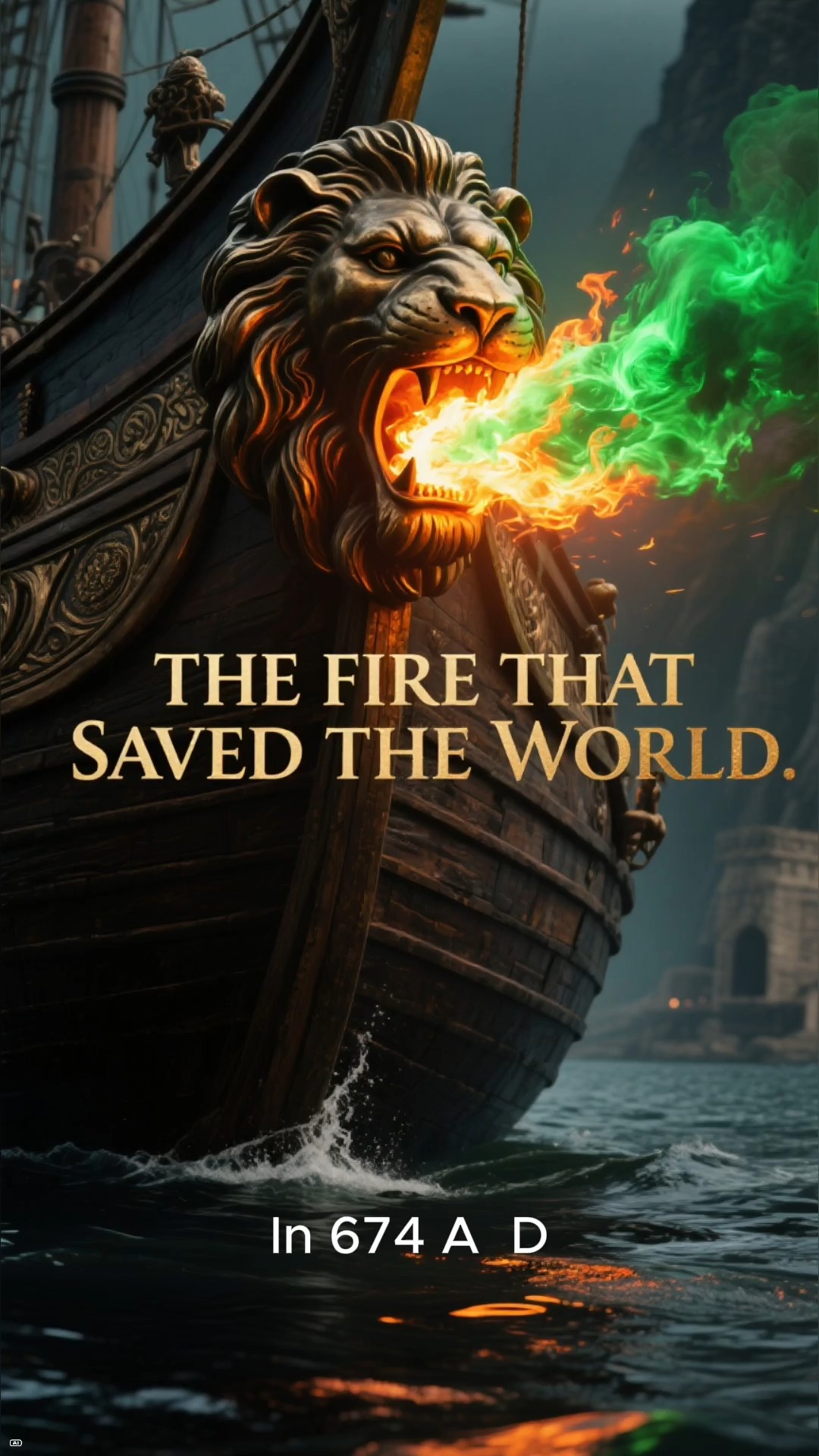 In 674 A.D., the Byzantine Empire used a terrifying chemical weapon ...
