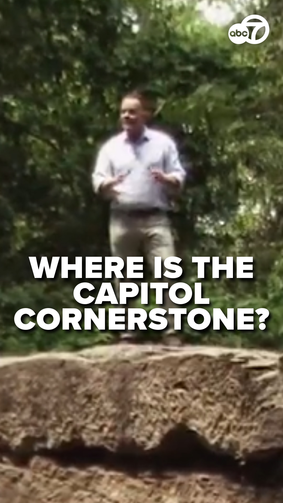 Imagine hiding a massive, multi-ton block of sandstone so well