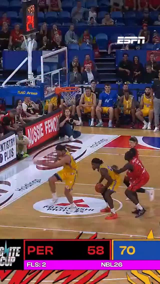 Rillie from out of nowhere 🤫 Watch live on ESPN & Disney+ 📺 | NBL ...