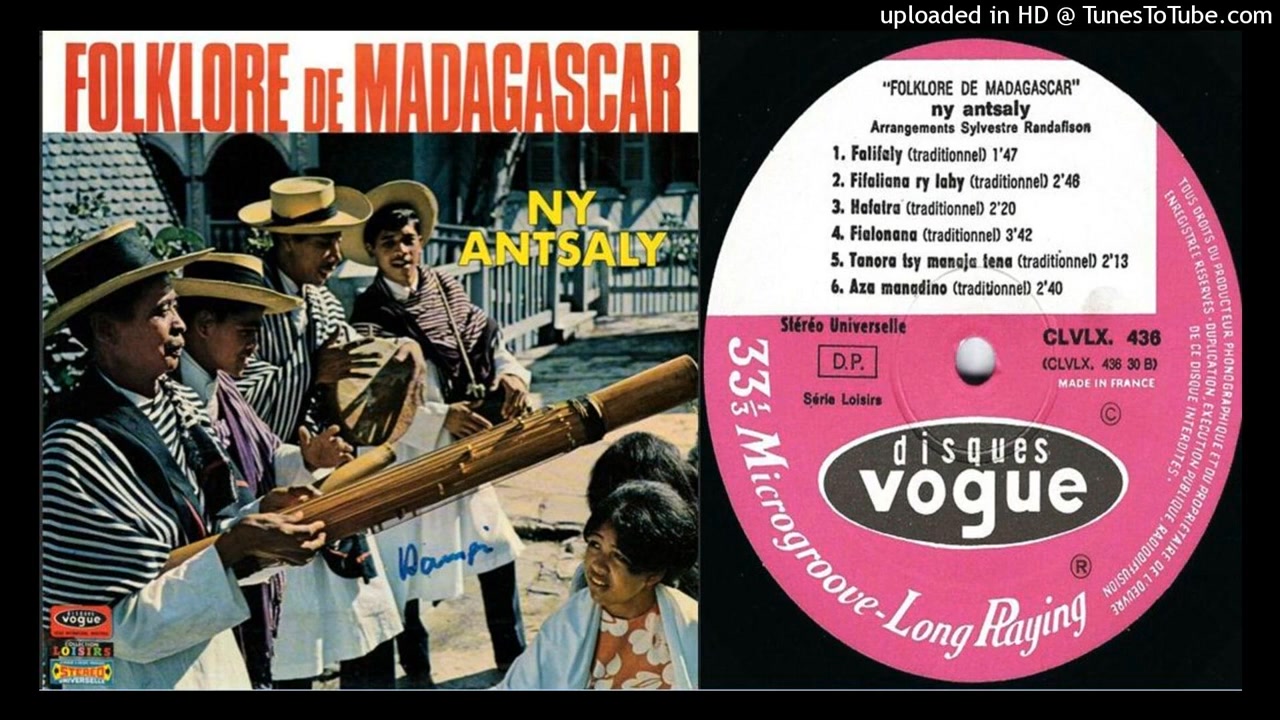 5164【LPレコード】Sylvestre Randafison/VALIHA HAFATRA (A/C : Sylvestre Randafison)---NY ANTSALY--1970 (audio