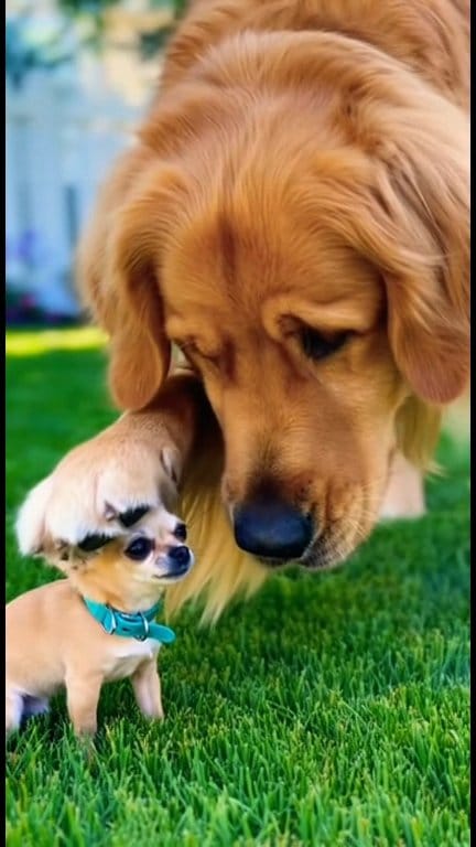Small Dog vs Big Dog – The Funny Size Showdown! #fyp #funny #reels #dog ...