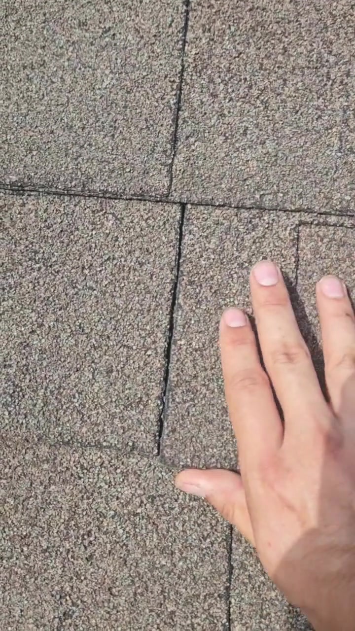 Zippering happens when wind lifts shingles in a line, creating a zipper ...