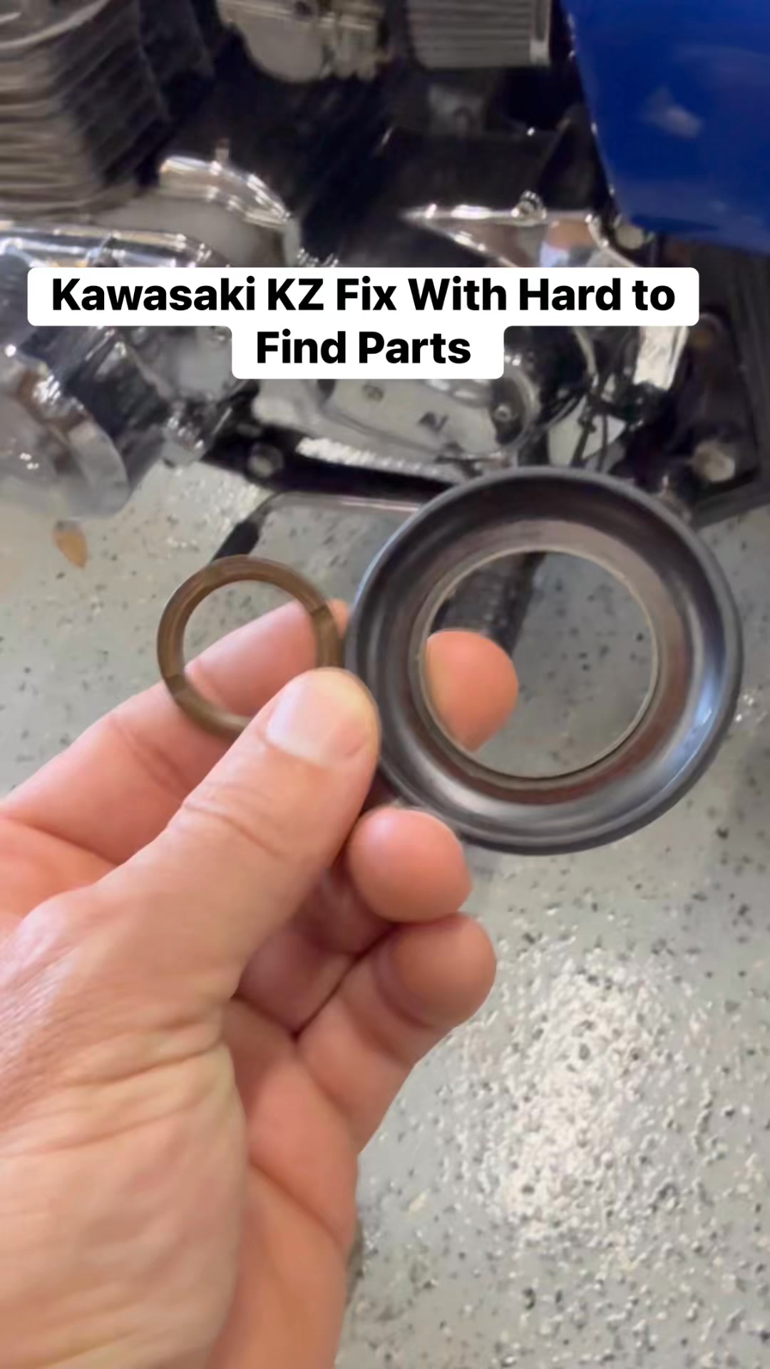 A little fix on this KZ 1000 with some hard to find parts makes a