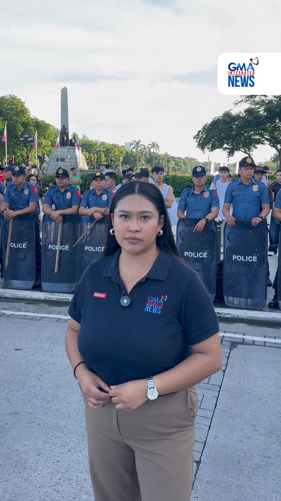 PANOORIN: Nakalinya ang mga PNP personnel para sa anti-riot sa kilos ...