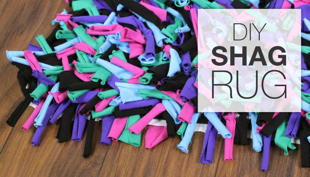 DIY Shag Rug | Make your own shag rug! In this tutorial Jen shows you ...