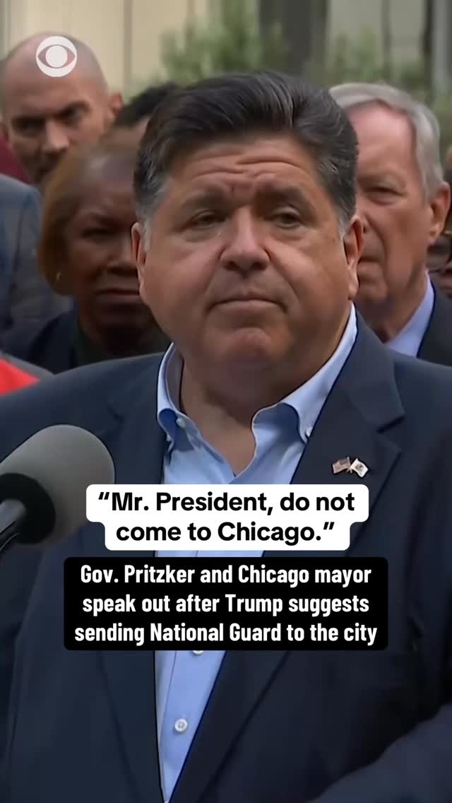 “Mr. President, do not come to Chicago.” Illinois Gov. JB Pritzker (D ...